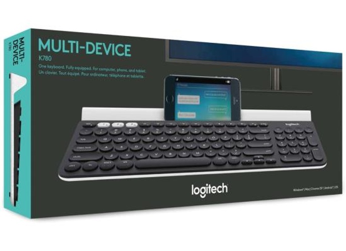 Logitech K780 Multi-Device Bluetooth For Computer Phone & Tablet FLOW Cross-Computer Control Compatible - English product thumbnail 2