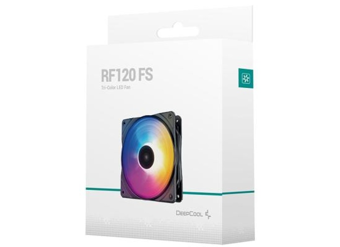 DeepCool RF12 FS RGB 120mm Fan Speed: 500~1500 RPM Fan Airflow: 56.5 CFM Fan Air Pressure: 1.66 mmAq Hydro Bearing - Fan Connector: 4-pin PWM, Pack of 1, Black product thumbnail 2