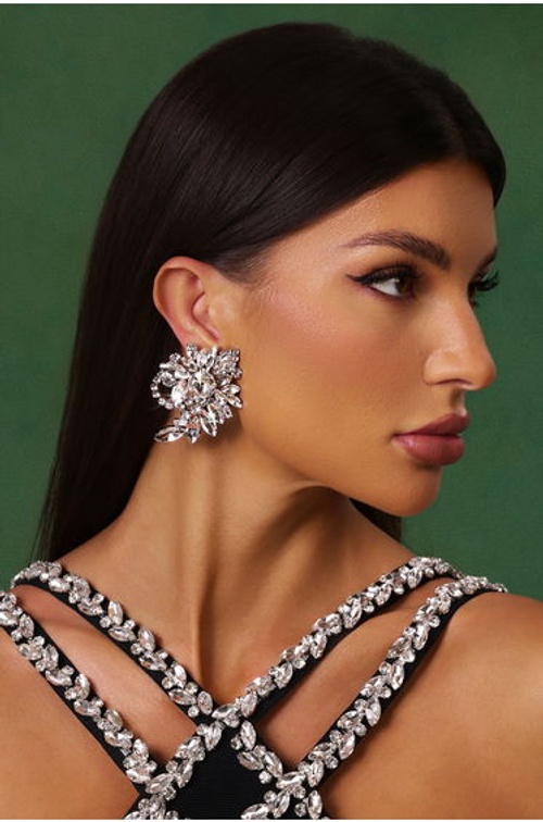 Rebekka Diamond Flowers Earrings product thumbnail 2