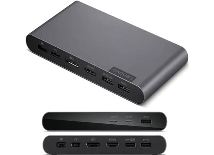 Lenovo Docking Station USB-C Universal Business Dock (1 DP 1.4 & 1 HDMI 2.0) 65W Charging for Laptop (90W Power Adapter Included) 3xUSB-A & 2x USB-C Ports product thumbnail 2