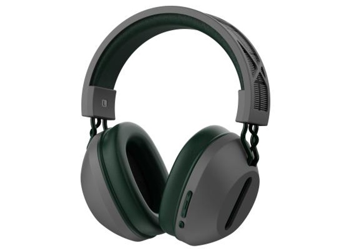 WiWU TD-06 Solar Wireless Active Noise Cancellation Headset, Bluetooth 5.3 Up to 30H Battery Life, HiFi Sound, Solar Charging - Gray + Army green product thumbnail 2