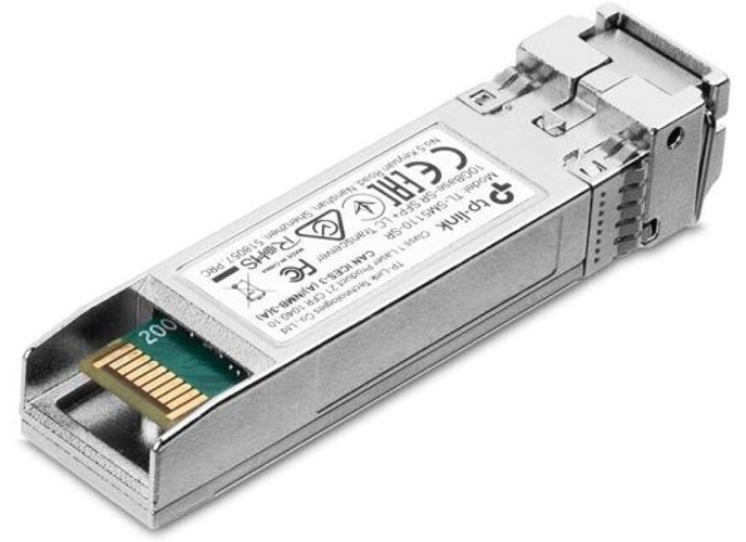 TP-Link Omada SM5110-SR | 10G-SR SFP+ LC Transceiver, Multi-Mode SFP Module| Plug and Play | LC/UPC Interface | Hot Pluggable | Up to 300m/33m Distance | Support SFP+MSA & DDM product thumbnail 2