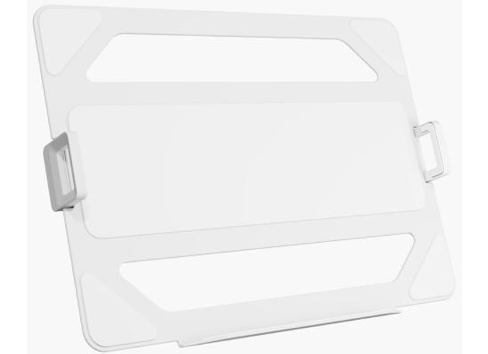 Arozzi Alzare Laptop Holder Mounting on a VESA 75x75 Monitor Arm up to 18" Laptops & Tablets Includes Protective Silicone Pads , White product thumbnail 2