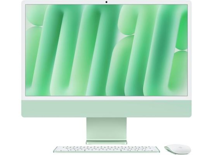 Apple iMac All-In-One Desktop (2024) Apple M4 10‑core CPU & 10‑Core GPU (512GB/16GB) w/ 24" 4.5K Retina Display - Green product thumbnail 2