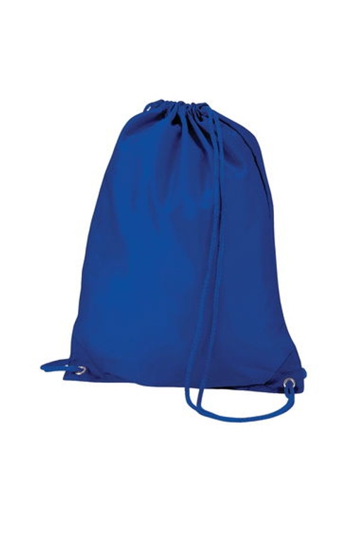 Quadra Drawstring Bag - Bright Royal Blue