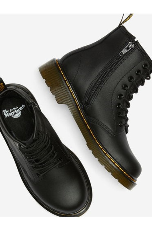 Dr Martens Kids 1460 Softy T Leather Lace Up Boots in Black product thumbnail 3