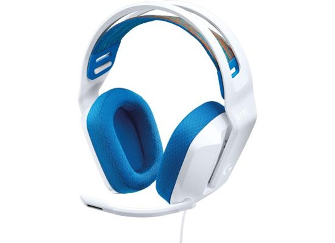 Logitech G335 Wired with Flip to Mute Microphone 3.5mm Audio Jack Memory Foam Lightweight Compatible with PC, PlayStation, Xbox, Nintendo Switch - White product thumbnail 2