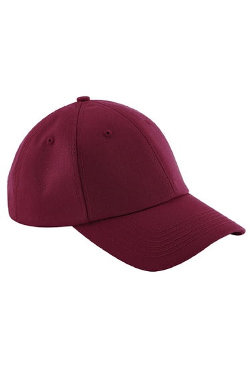 Beechfield Unisex 6 Panel Baseball Cap - Burgundy