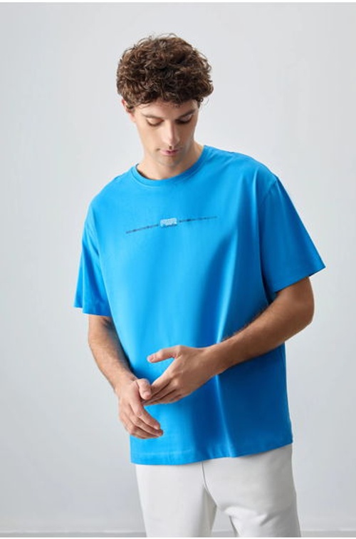 TOMMY Oversized Cotton Crew Neck Printed T-Shirt product thumbnail 2