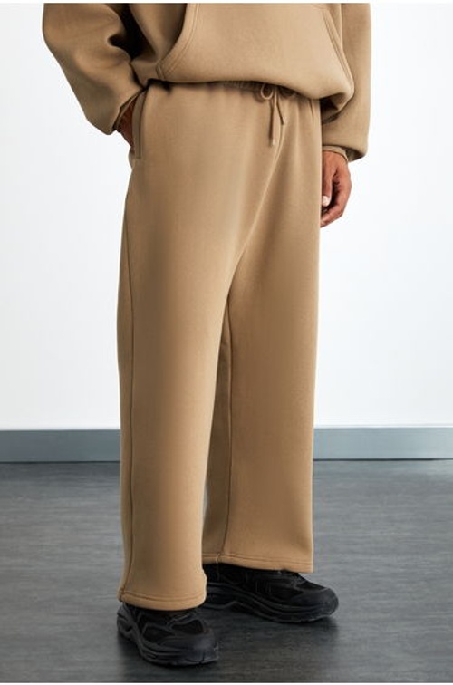 GRIMELANGE BIBURY Men's Organic Fabric Lined Comfortable Fit Pants Style Mink Sweatpants product thumbnail 2