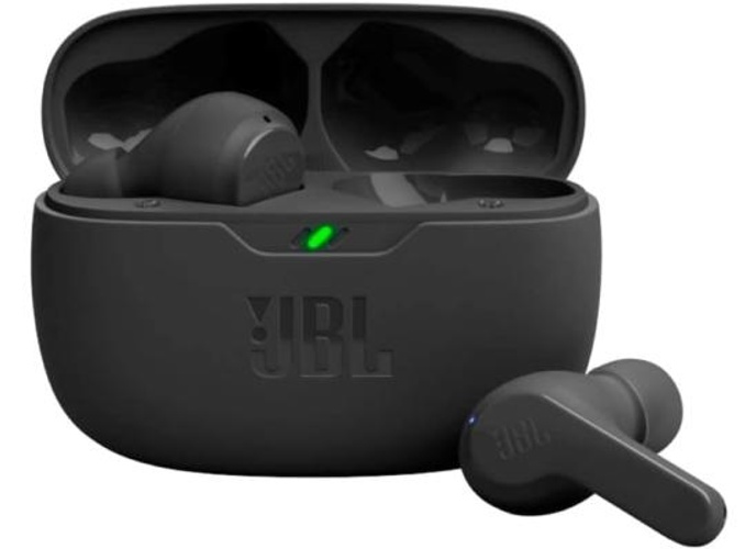 JBL Vibe Beam - True Wireless JBL Deep Bass Sound Earbuds, Bluetooth 5.2, Water & Dust Resistant, Hands-Free Call with Voice Aware, up to 32 Hours of Battery Life (Black) product thumbnail 2