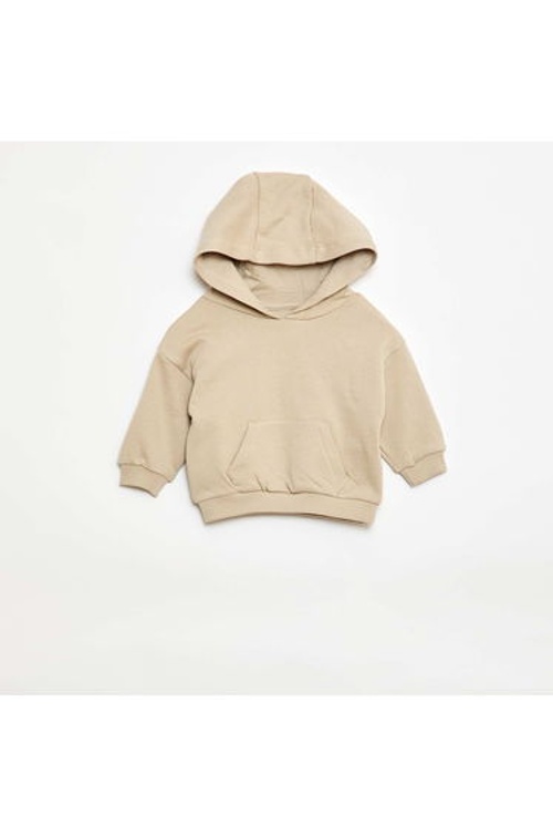 Monochrome Hoodie and Joggers Set - 2 Piece BEIGE product thumbnail 2