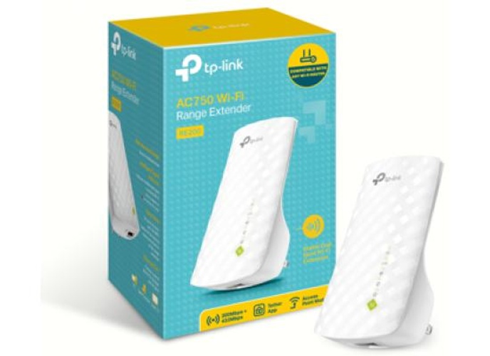 TP-Link RE200 AC750 WiFi Range Extender Dual Band 750Mbps with 802.11b/g/n product thumbnail 2