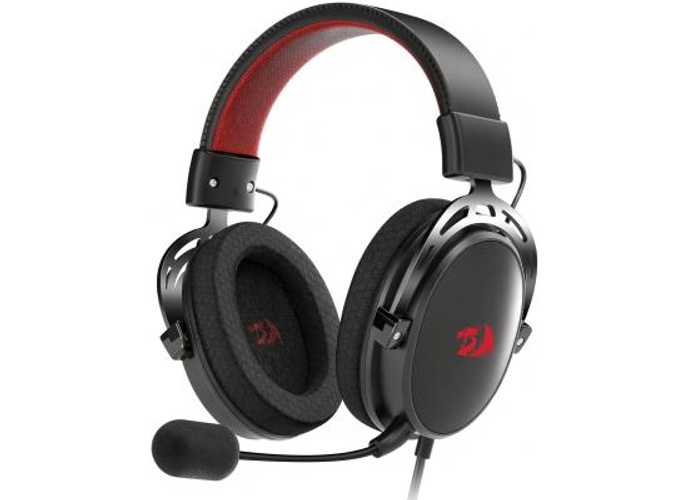 Redragon H541 Wired Gaming Headset with Mic, 53mm Drivers RGB Light Gaming Headphones, 3D Stereo Sound, Soft Memory Earmuffs & Artificial Leather Design for PC, PS4/5, Switch, Xbox. Black product thumbnail 2
