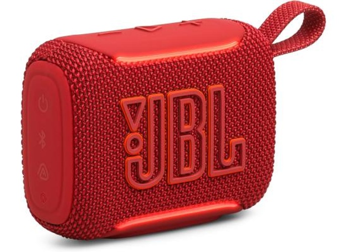 JBL Go 5 - Ultra-Portable Waterproof & Drop-Proof Speaker with JBL Legendary Sound & Ambient Edge Lighting, AirTouch Instant Stereo Pairing or Link Multiple Compatible Speakers via Auracast™ (Red) product thumbnail 2