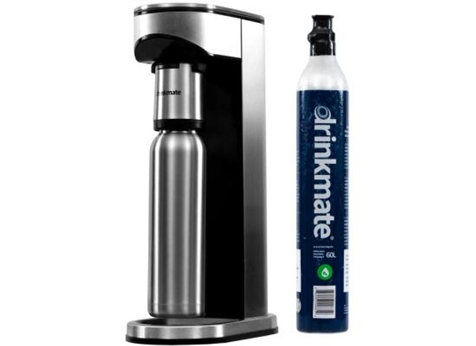 DrinkMate LUX Stainless Steel (Premium Kit) Water & Soda Machine Carbonates Any Drink , Cylinder Included - Silver product thumbnail 2
