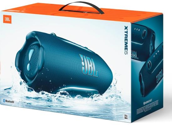 JBL Xtreme 5 - Portable Bluetooth Speaker, Up to 130W of Audio Power, IP68 Waterproof, 28 Hours of Playtime, Playtime Boost and Quick Charge - Blue product thumbnail 2