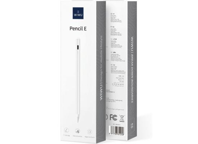 WIWU Pencil E A02 High Precision & Comfortable Writing & Drawing Battery 130mAh Lithium Polymer USB-C - White product thumbnail 2