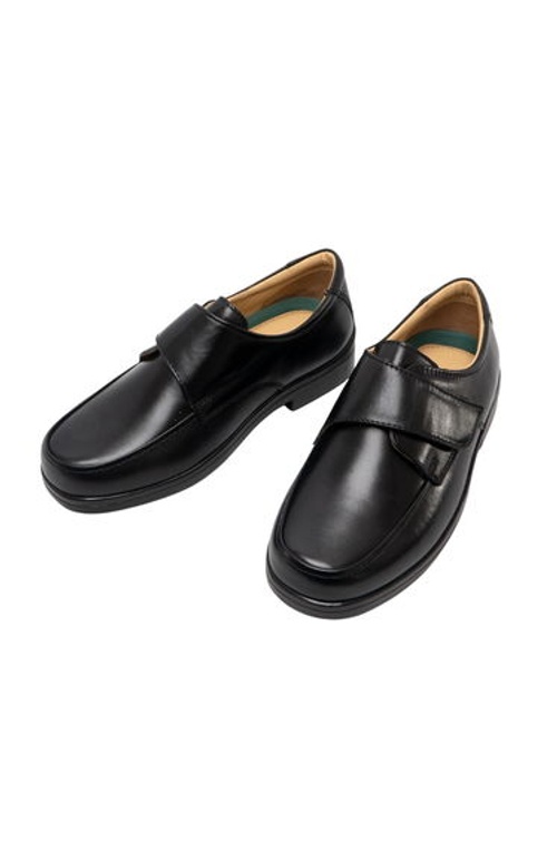 Roamers Mens Extra Wide Fitting Touch Fastening Casual Shoes - Black product thumbnail 2