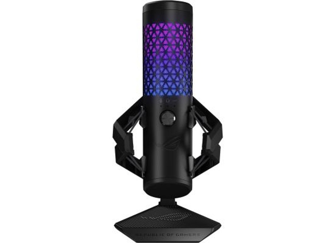 ASUS ROG Carnyx Professional Cardioid Condenser Gaming Microphone, 192 kHz / 24-bit Sampling Rate, High-pass Filter & Built-in Pop Filter, Touch Mute, AuraSync RGB Lighting, Black product thumbnail 2