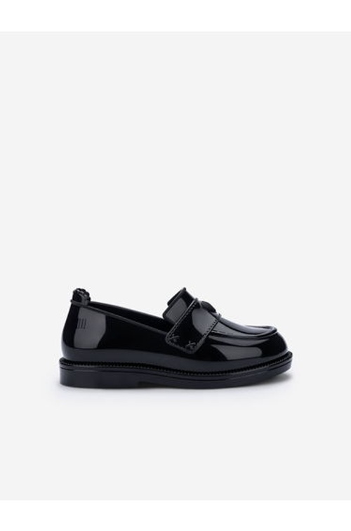 Mini Melissa Girls Royal Love Loafers in Black product thumbnail 2