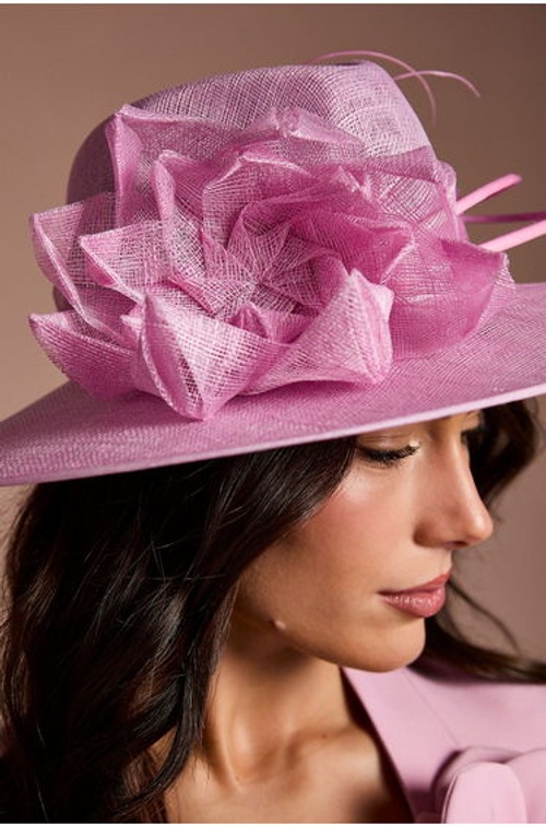 Lisa Tan Origami Flower Fedora Hat product thumbnail 3