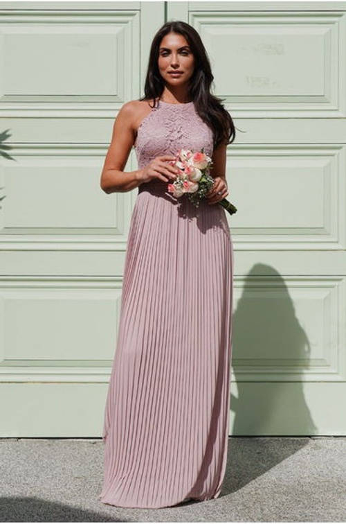 TFNC Serene Lace Mauve Maxi Dress product thumbnail 4