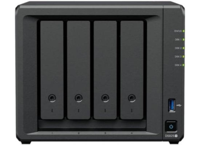 Synology DiskStation DS925+ 4-Bay Diskless NAS Server w/AMD Ryzen V1500B 4-Core CPU & 4GB DDR4 RAM product thumbnail 2