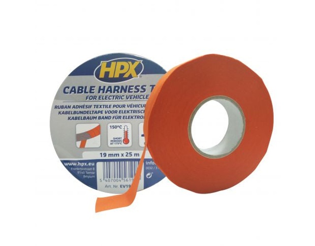 Cable harness tape for electric vehicles 19mm x 25 m hpx
