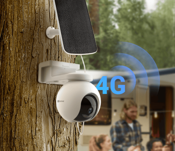 Ezviz 3mp (4G Sim) Battery Powered Outdoor PT (Pan /Tilt) Camera-EB8 product thumbnail 2