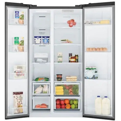 Electrolux Side by Side Fridge A, 500Lit, Black product thumbnail 2