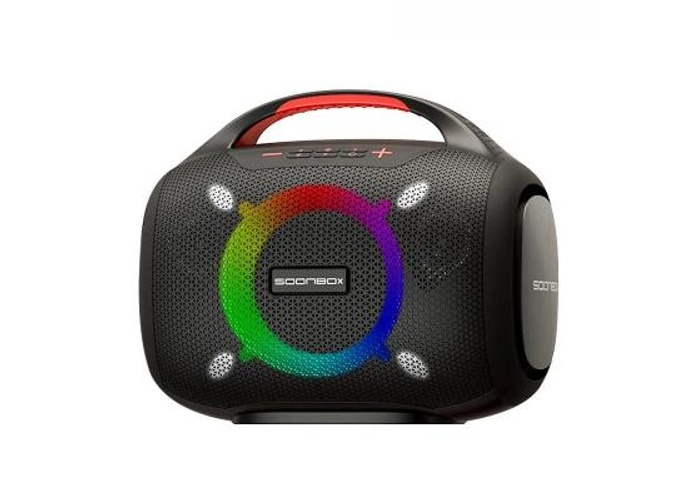 Soonbox S6300 Stereo Bluetooth High Power Party Box Waterproof Outdoor 80W Wireless Speaker Portable Audio System Sound Speakers - Black product thumbnail 2