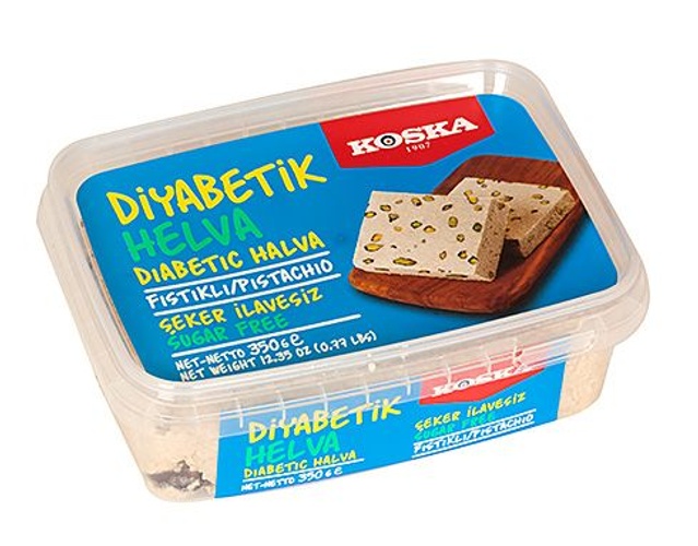 Koska Suger Free Diabetic Halva with Pistachio 350g
