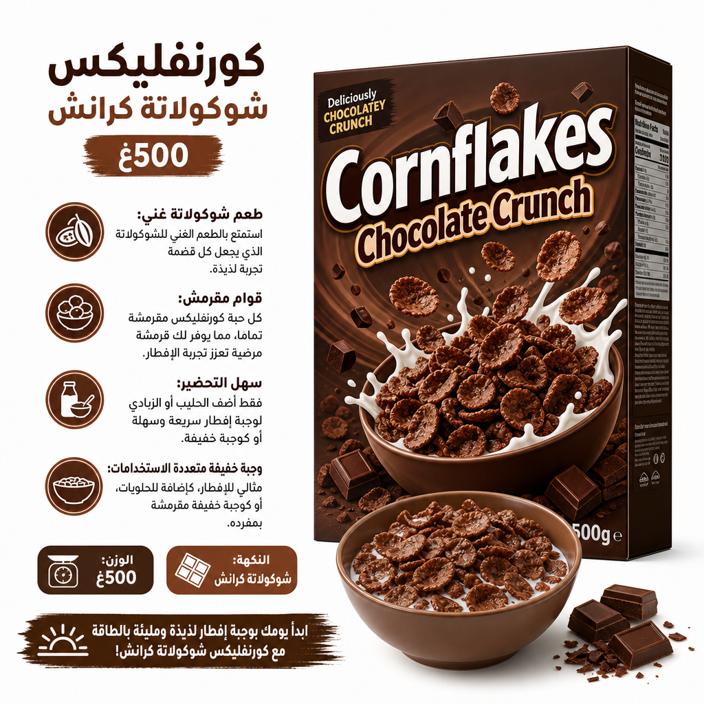 Cornflakes Chocolate Crunch 500g