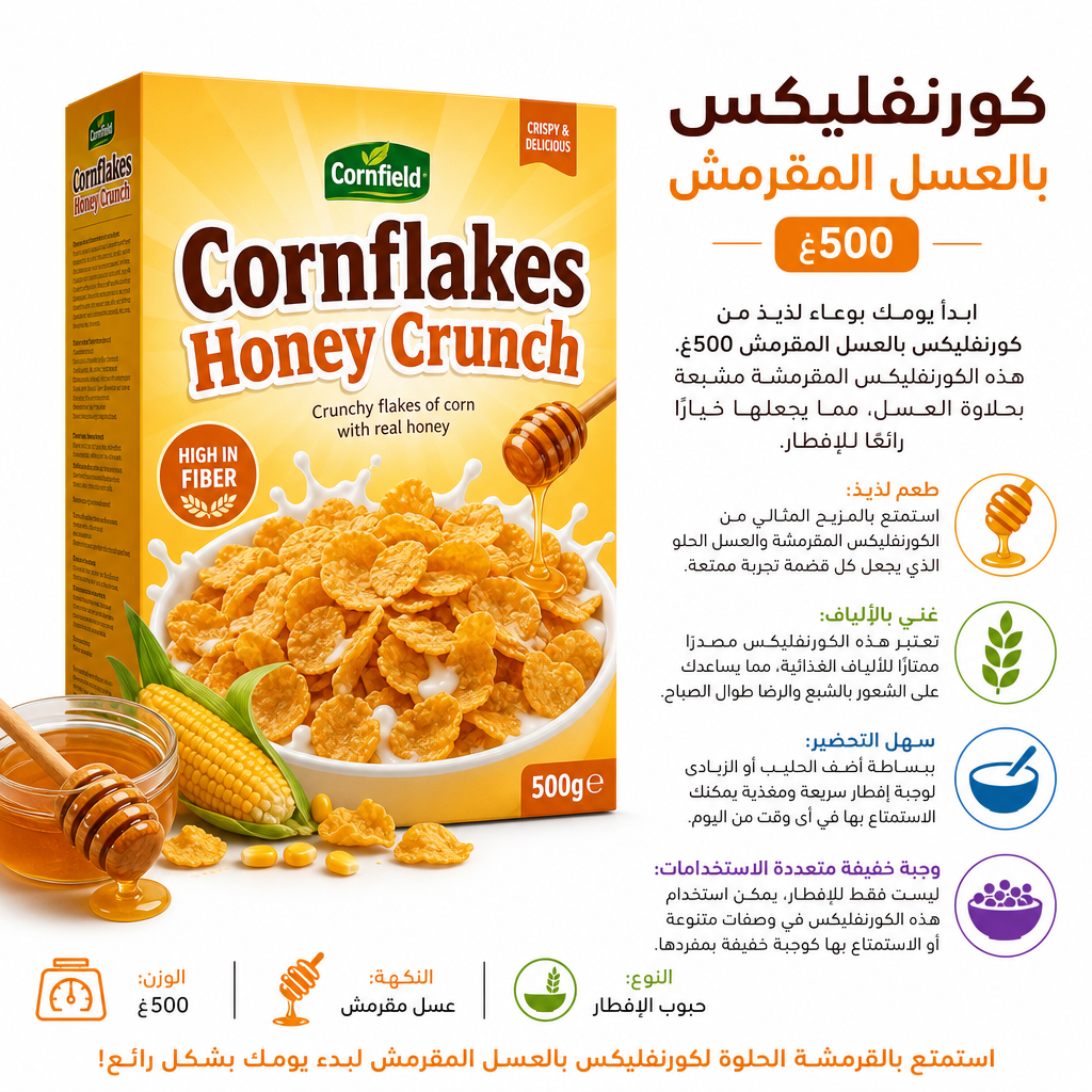 Cornflakes Honey Crunch 500g