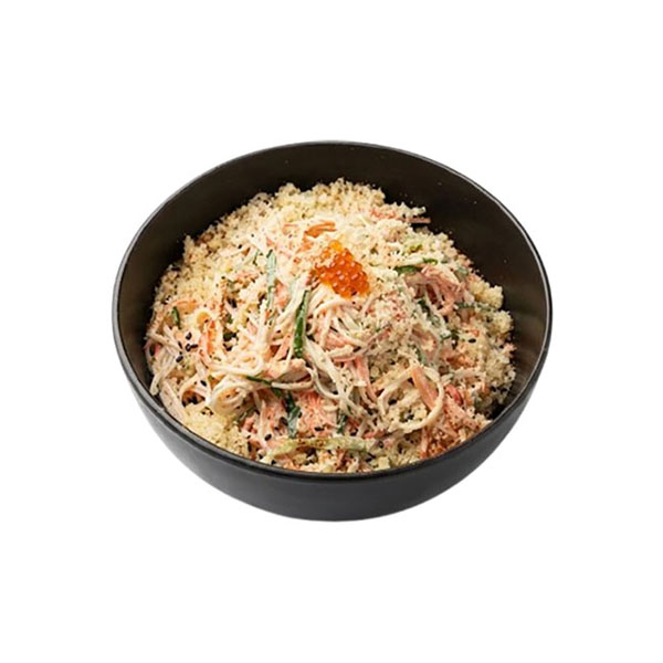 Live Sushi Kani Salad with Crunchy Topping