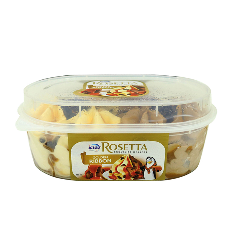 Igloo Rosetta Golden Ribbon Ice Cream Tub 850ml