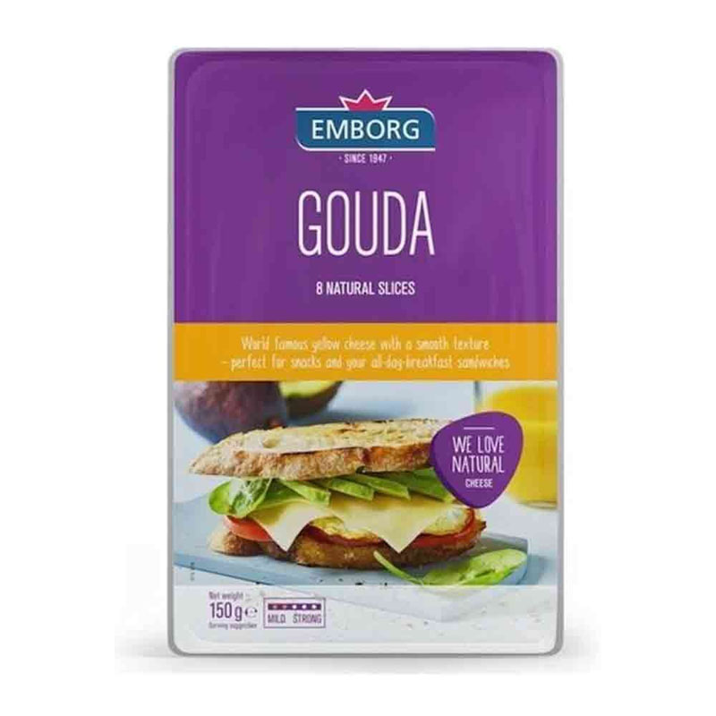 Emborg Gouda Cheese Slices 150g