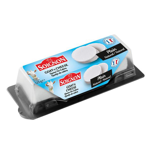 Soignon Goat Cheese Plain Natural 125g