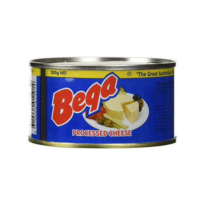 Bega cheddar processed cheese 200g