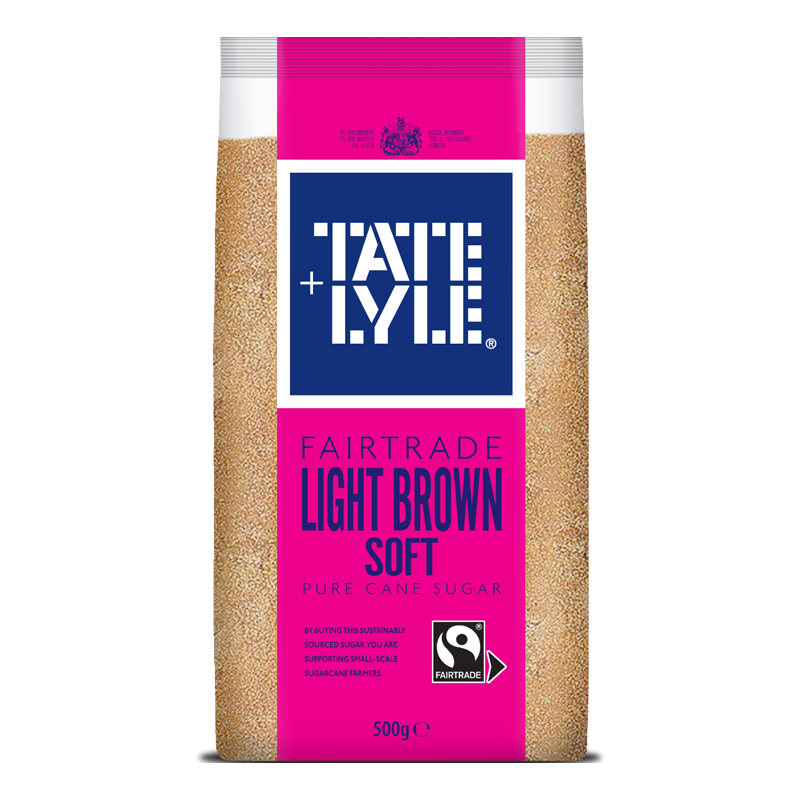 Tate & Lyle Fairtrade Light Brown Soft Pure Cane Sugar 500g