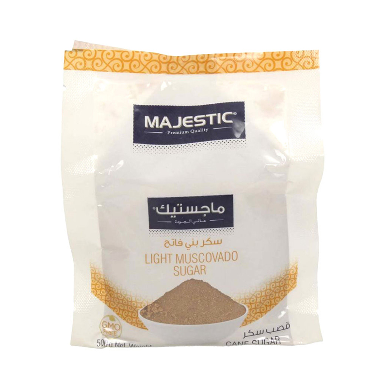 Majestic Light Muscovado Sugar 500g
