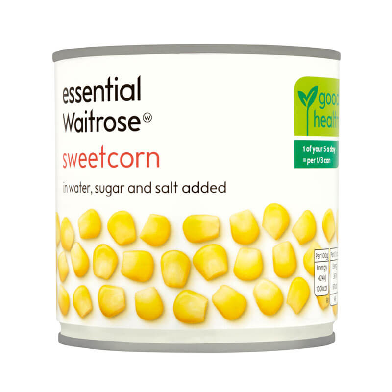 Waitrose Essential Sweetcorn 326g