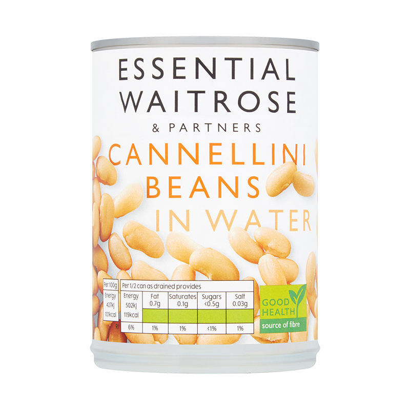 Waitrose Essential Cannellini Beans in Water 410g