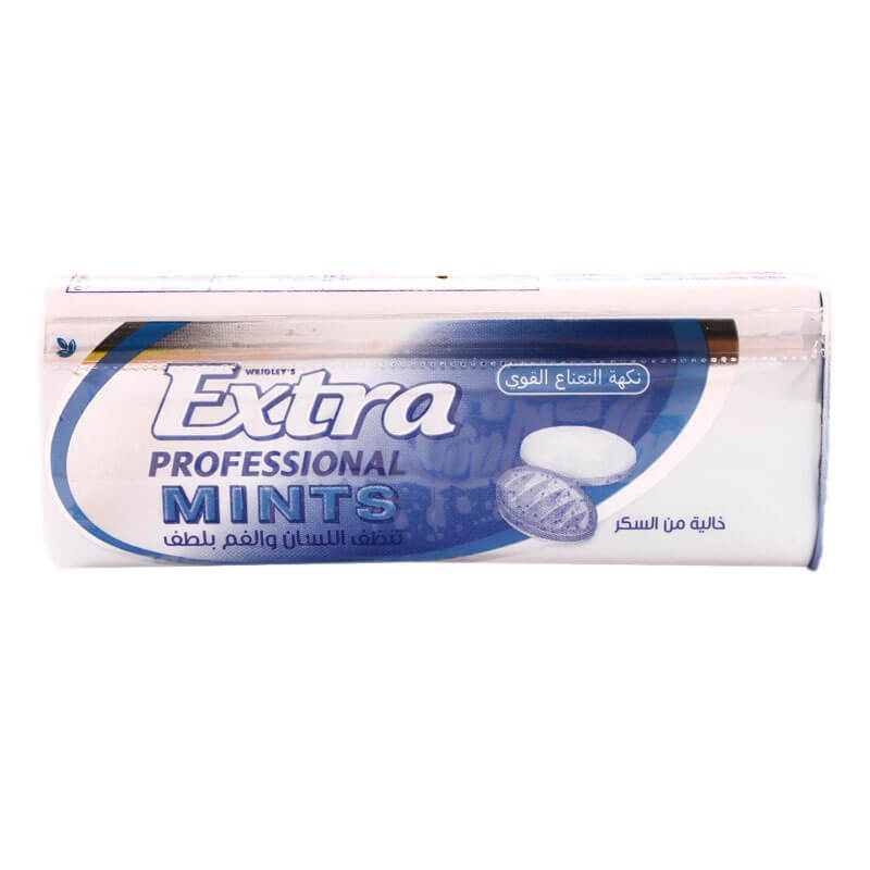 Wrigley's Extra Professional Mints Sugar Free Bubblegum 20g