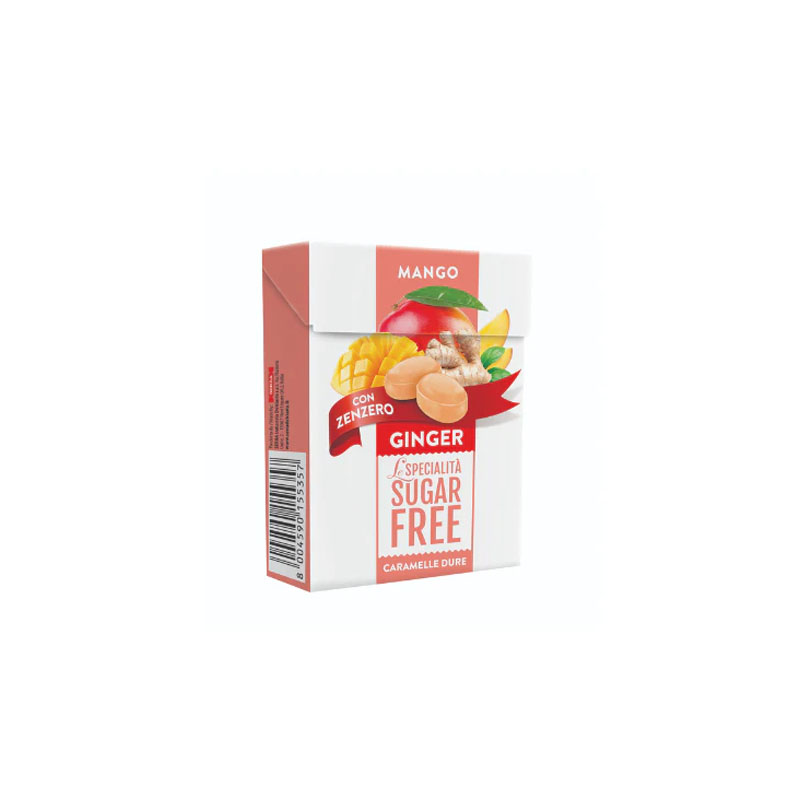 Cnd Sugar Free Mango & Ginger Hard Candies 50g
