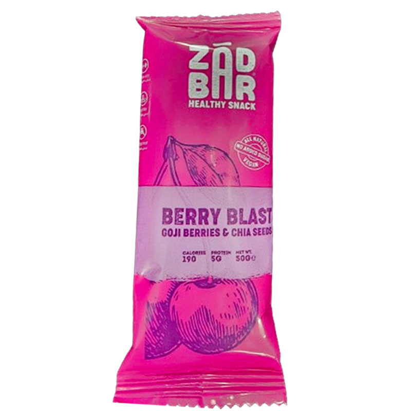Zad Bar No Added Sugar Berry Blast 50g