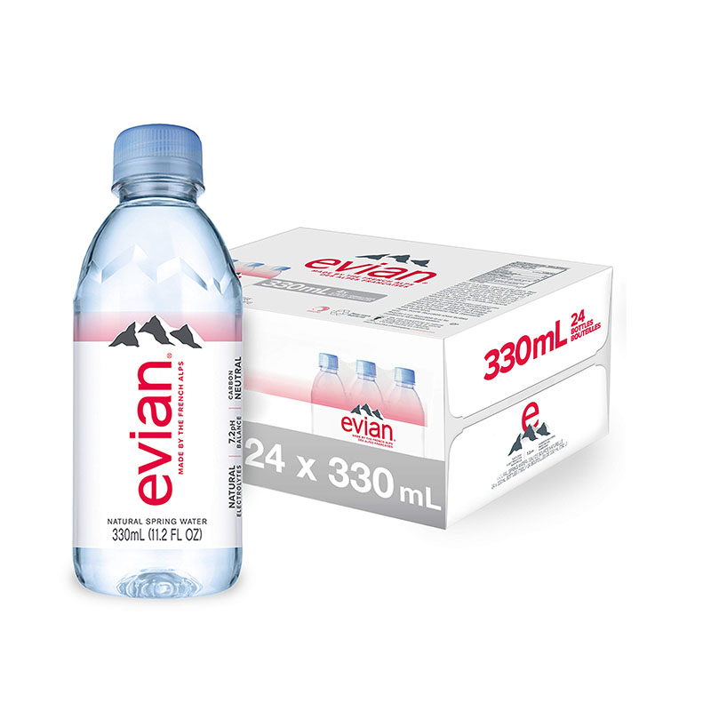 Evian Natural Mineral Water 24 x 330ml
