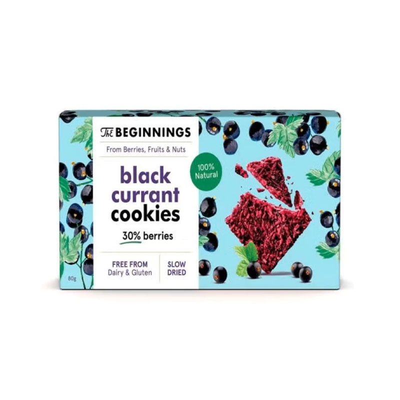 The Beginnings Gluten Free Blackcurrant Cookies 80g