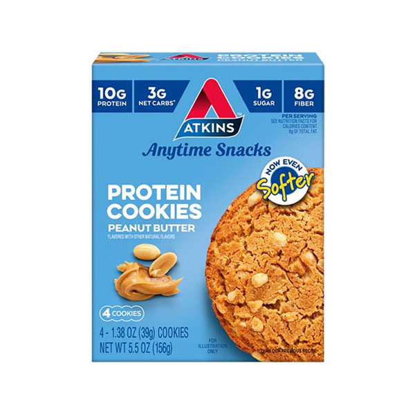 Atkins Peanut Butter Protein Cookies 39g x 4